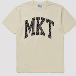 NWT MENS Market Cream Graphic T-Shirt